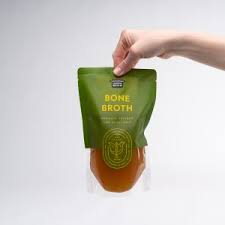 Essential bone broth chicken and veg 500ml pouch