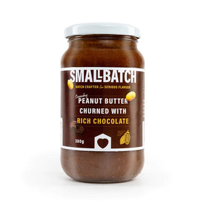 Small batch peanut butter with rich chocolate 380g