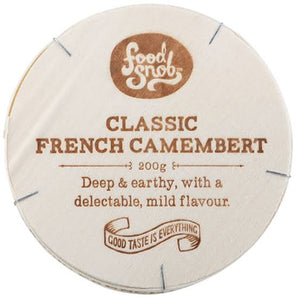 Food snob classic French Camembert 200g