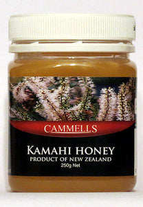 Cammells Kamahi honey 250g