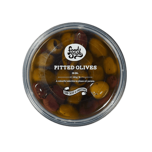 Food snob pitted olives in oil 180g