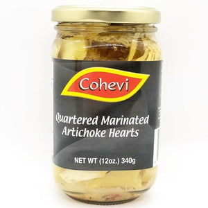 Cohevi quartered marinated artichokes hearts 340g