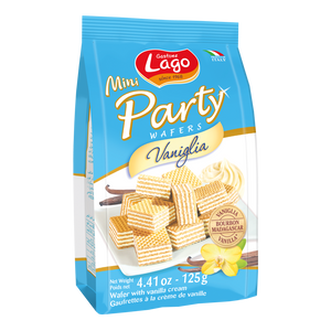 Lago  party wafers vanilla cream 250g