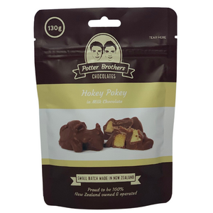 Potter brothers hokey pokey in milk chocolate 130g