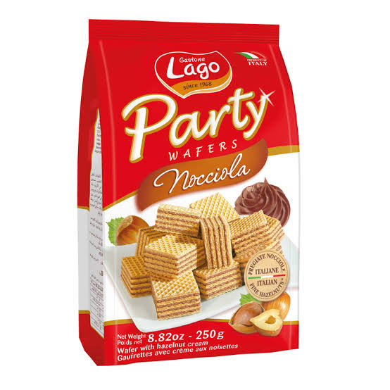 Lago party wafers nocciola 250g