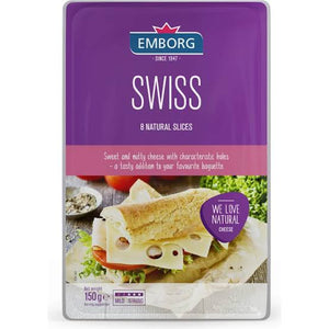 Emborg Swiss  cheese slices 150g