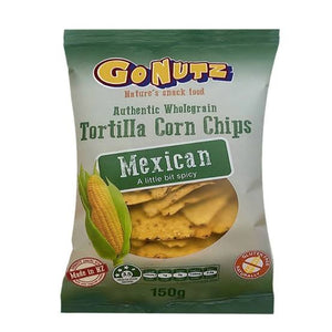 (GF) Go Nutz tortilla corn chips Mexican 150g