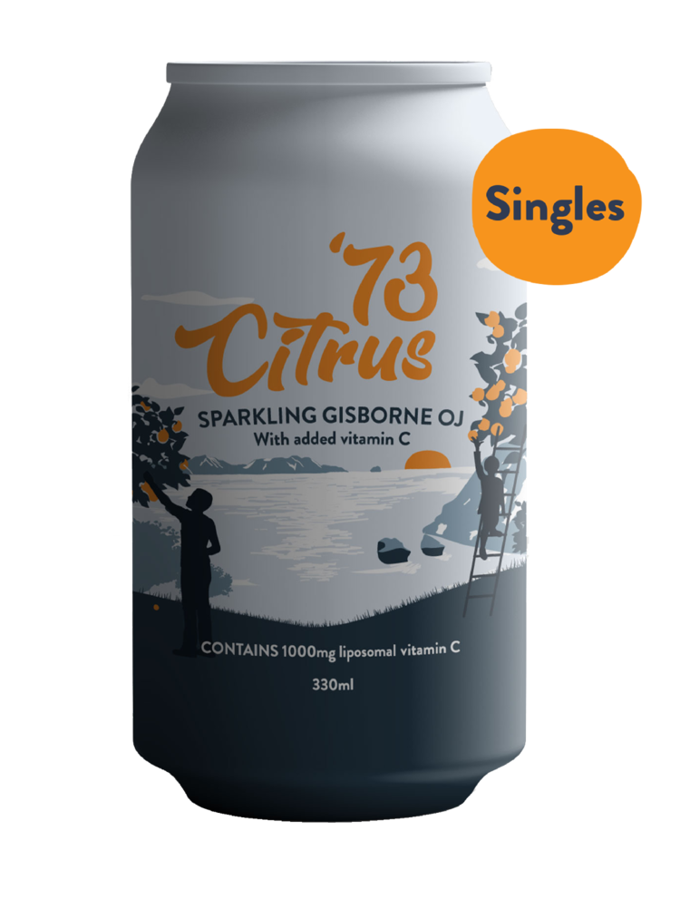 73 Citrus Sparkling Oj 330Ml