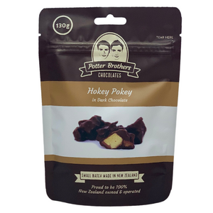 Potter brothers hokey pokey  in dark chocolate 130g