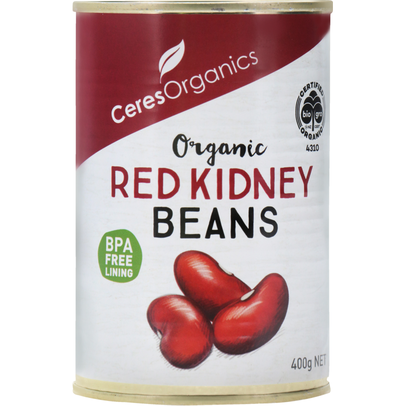 Ceres organic red kidney beans 400g