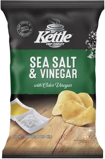 Kettle sea salt & vinegar with cider vinegar 150g