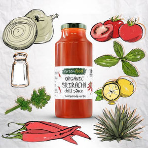 Green food organic sriracha sauce 250ml