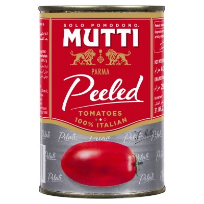 Mutti peeled tomato 400g net