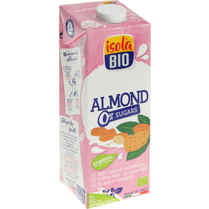 Isola bio almond milk 0%sugars 1l