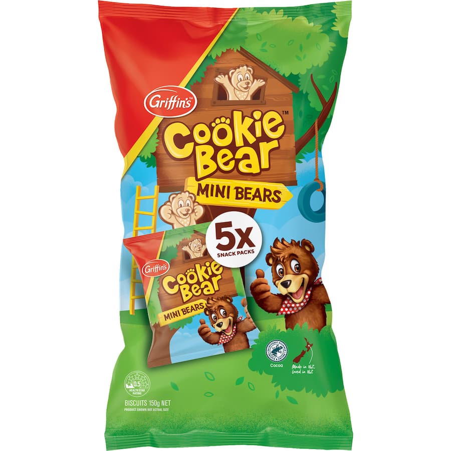 Griffin’s cookies mini bears 5 snack pk