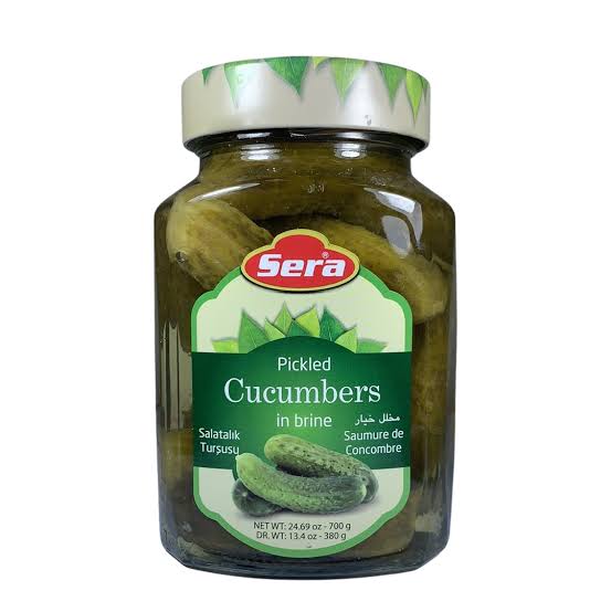 Sera pickled cucumbers in brine 700g