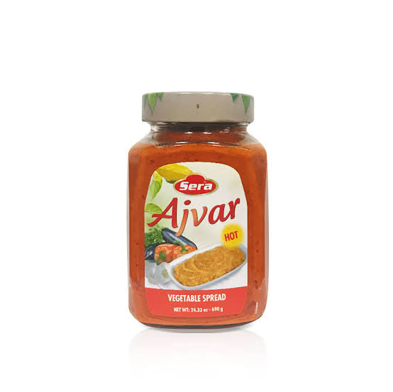 Sera ajvar vegetable spread hot 335g