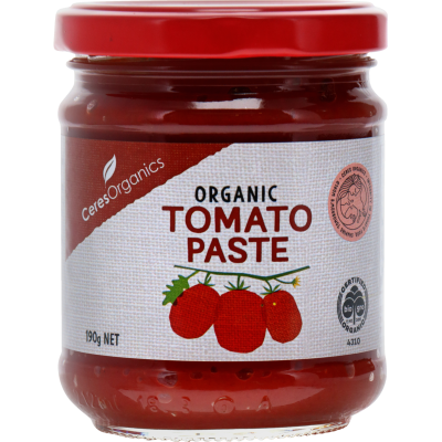 Ceres organic tomato paste 195g