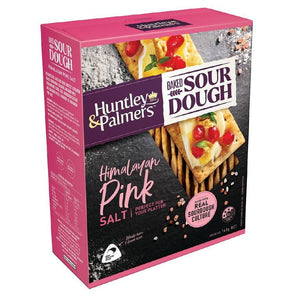 Huntley & palmers sour dough Himalayan pink salt