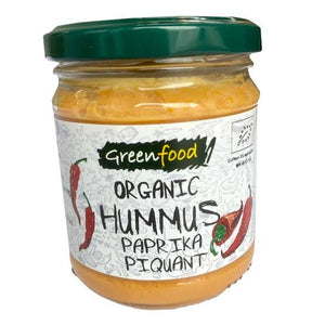 Green food organic hummus paprika piquant 250g