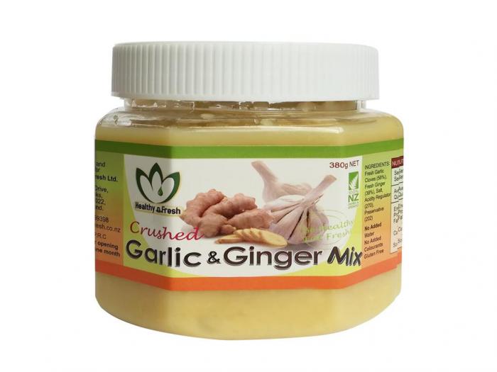 Crushed garlic & ginger mixed 380g