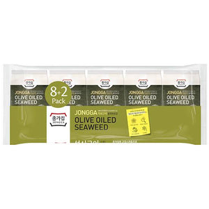 Jongga olive oiled seaweed 8+2 pk