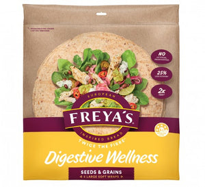 Freya’s digestive wellness seeds & grain wrap large 5pk