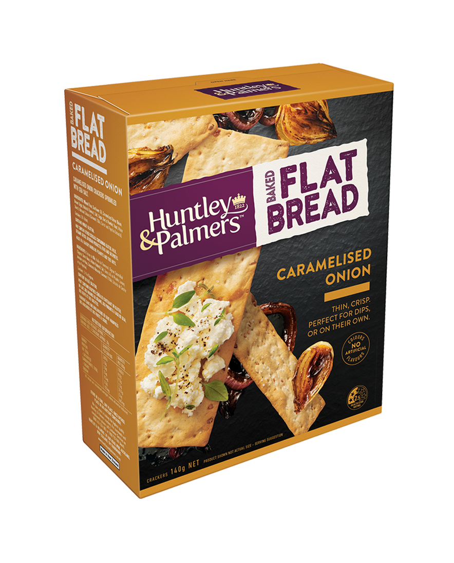 Huntley & palmers flat bread caramelized onion 145g