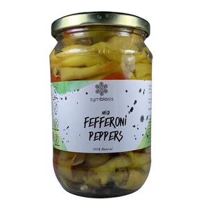 SYMBIOSIS Mild Feferoni Peppers 680g