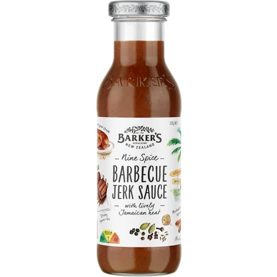 Barker’s barbecue jerk sauce 330g