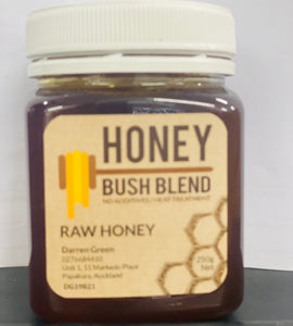 Honey bush blend raw honey 250g