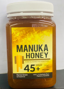 Manuka honey 45+ MGO 500g