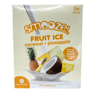 Smooze fruit ice coconut & pineapple