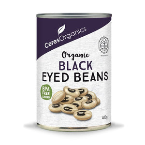 Cares organic black eyed beans 400g