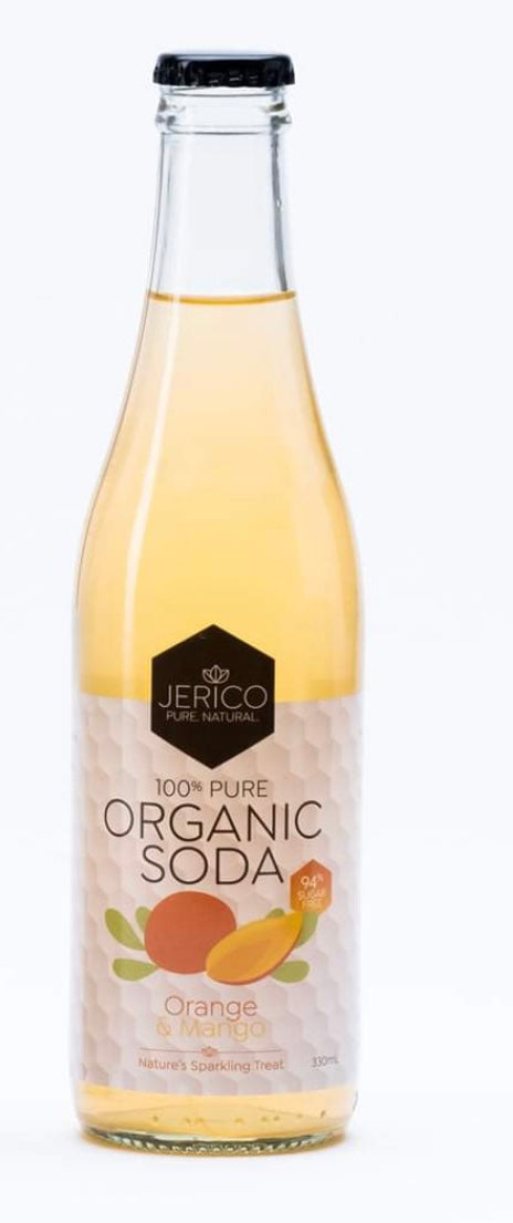 JERICO ORGANIC ORANGE & MANGO SODA 330ML