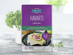 Emborg cheese slices havarti 150g