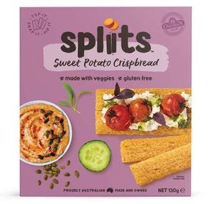 (GF) Splits sweet potato crisp bread 130g