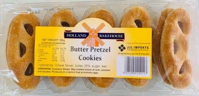 Holland bakehouse butter pretzel cookies 150g net