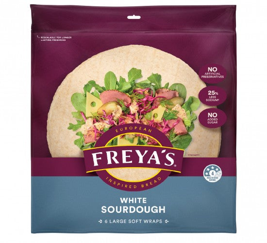 Freya’s white sourdough large 6pk