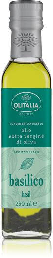 Olitalia condiment Basil infused extra virgin olive oil 250ml