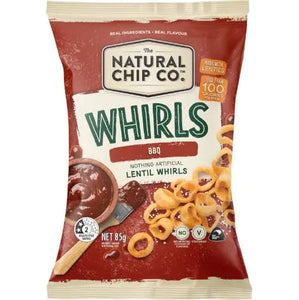 The natural chip whirls bbq lentil  85g